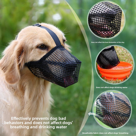 Breathable Anti-Barking Dog Muzzle