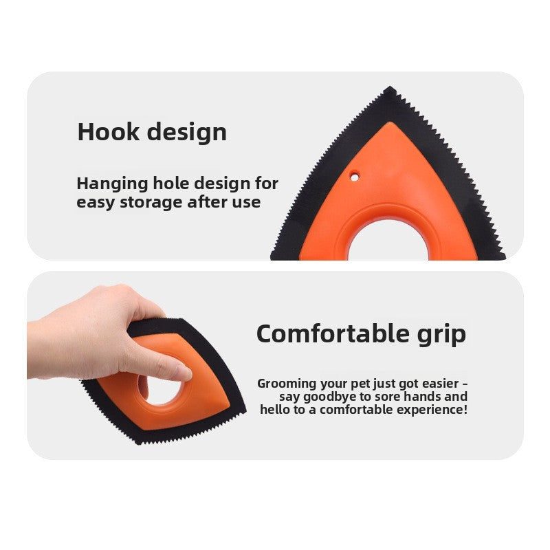 Scraper cat hair cat brush