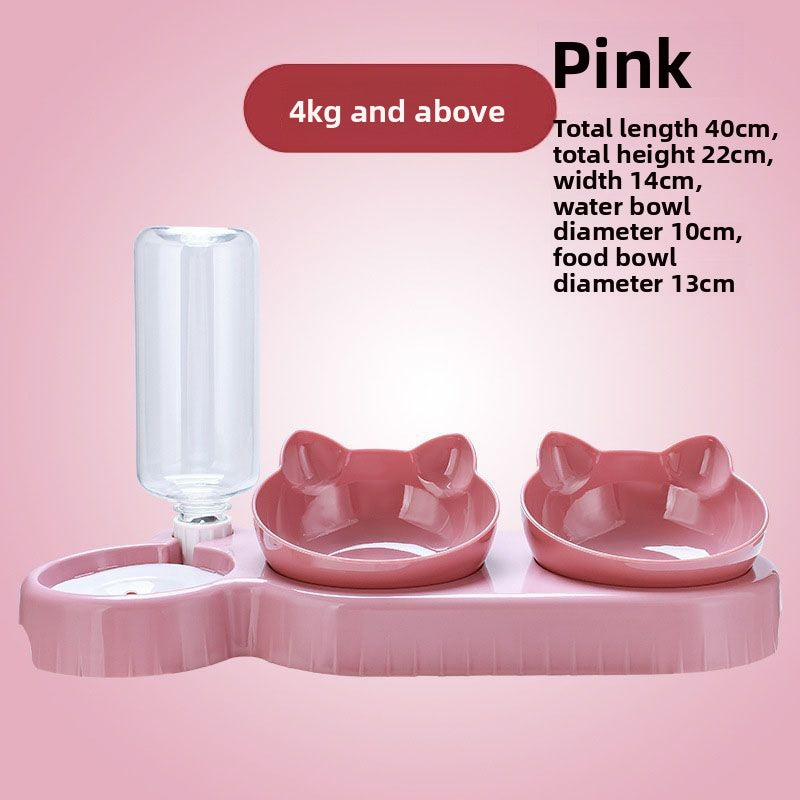 Cat Bowl Automatic Drinking and Feeding Basin