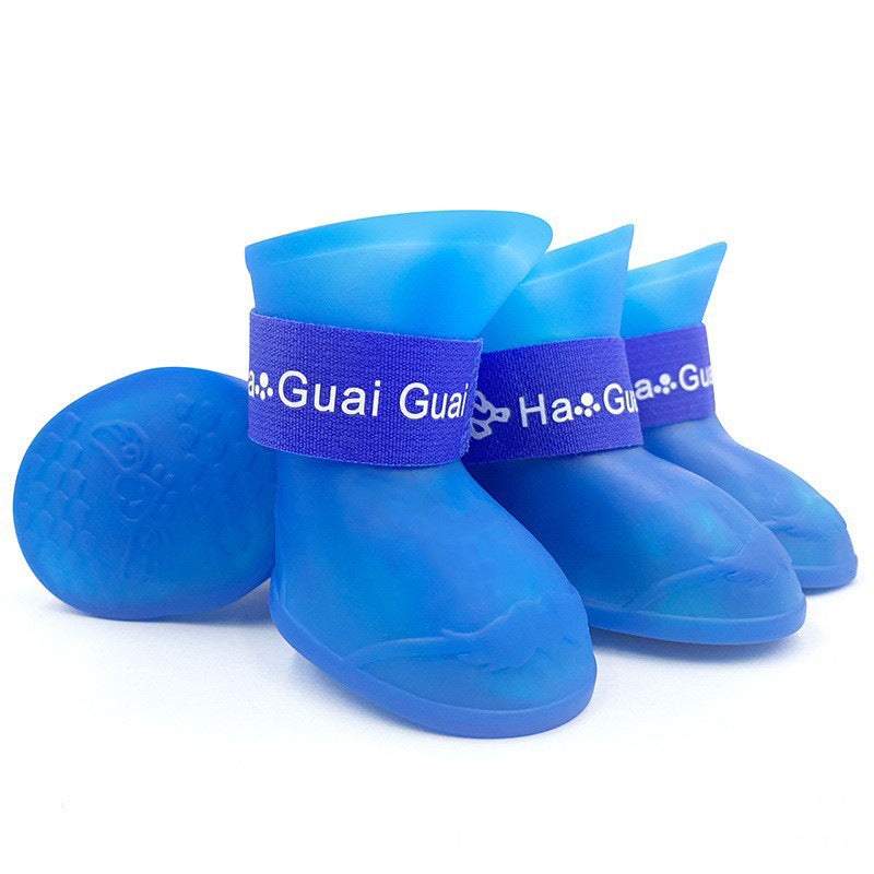 Pet Rain Boots Waterproof and Non-Slip