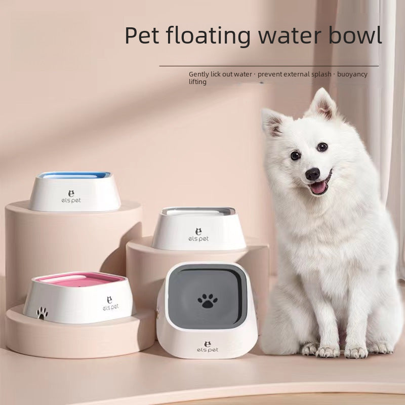Dog Drinking Bowl Non-wet Mouth Floating Bowl