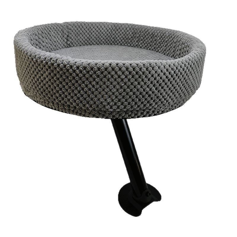 Floating cat bed on the tabletop - cat climbing frame