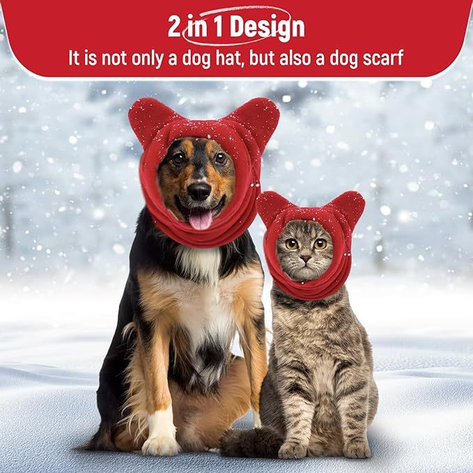Winter warm hats for cats and dogs