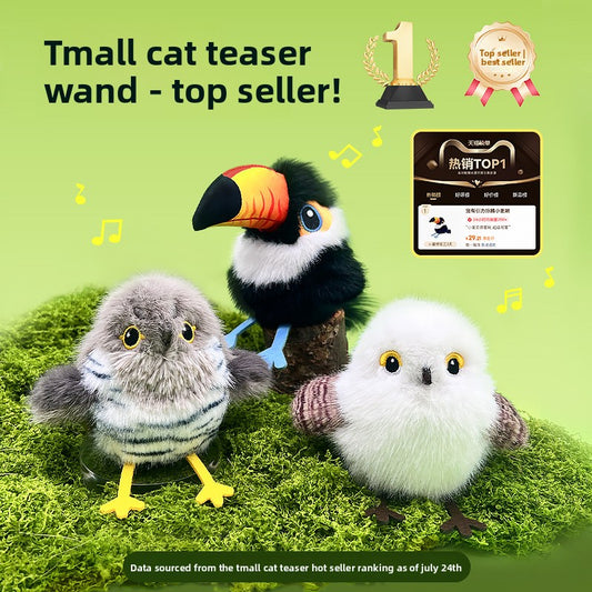 Plush cat sound-producing toy