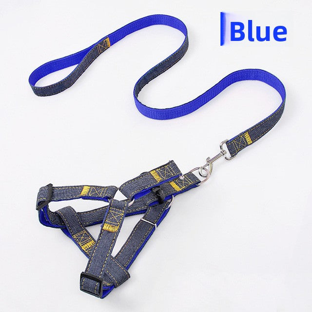 chest and back pet dog leash l