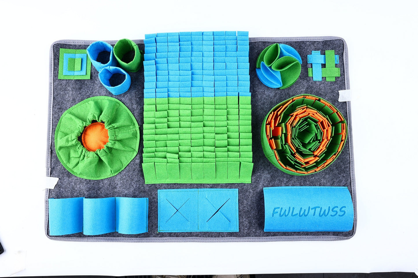 Pet slow food olfactory pad