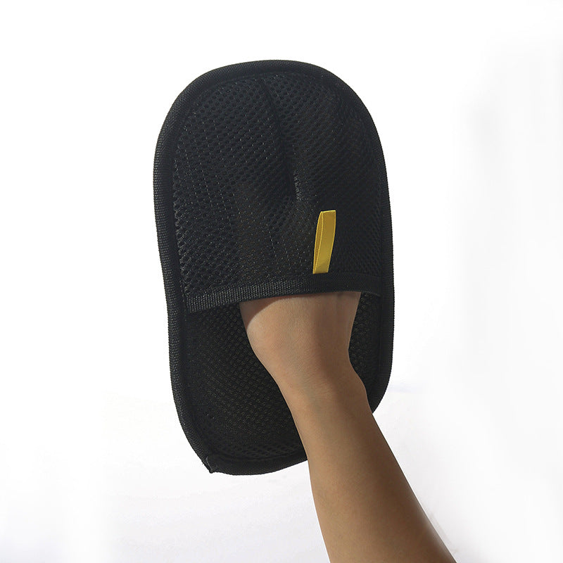 Pet static hair removal gloves