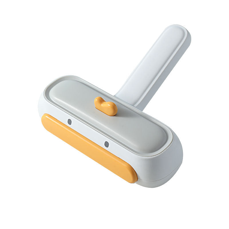 Pet grooming brush for removing hair