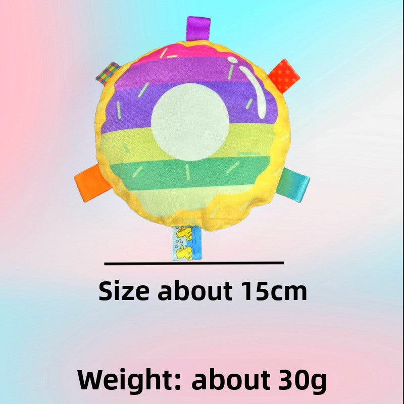 Dog Plush Sound Frisbee Toy