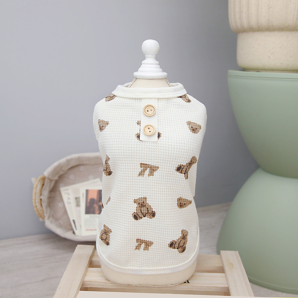 Pet dog vest home wear