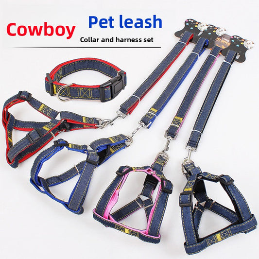 chest and back pet dog leash l