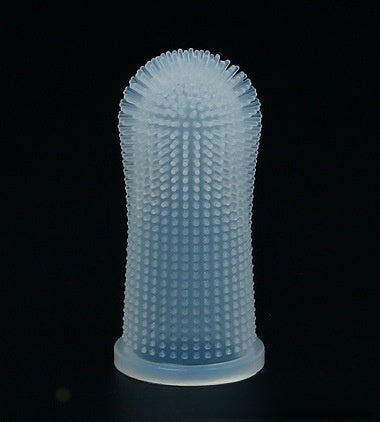 Pet finger toothbrush