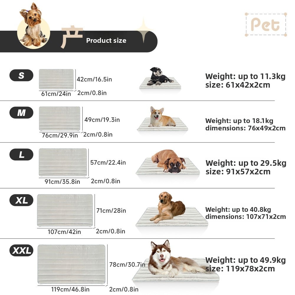 Pet products dog factory direct Amazon new pet mat dog cage mat washable waterproof non-slip pet