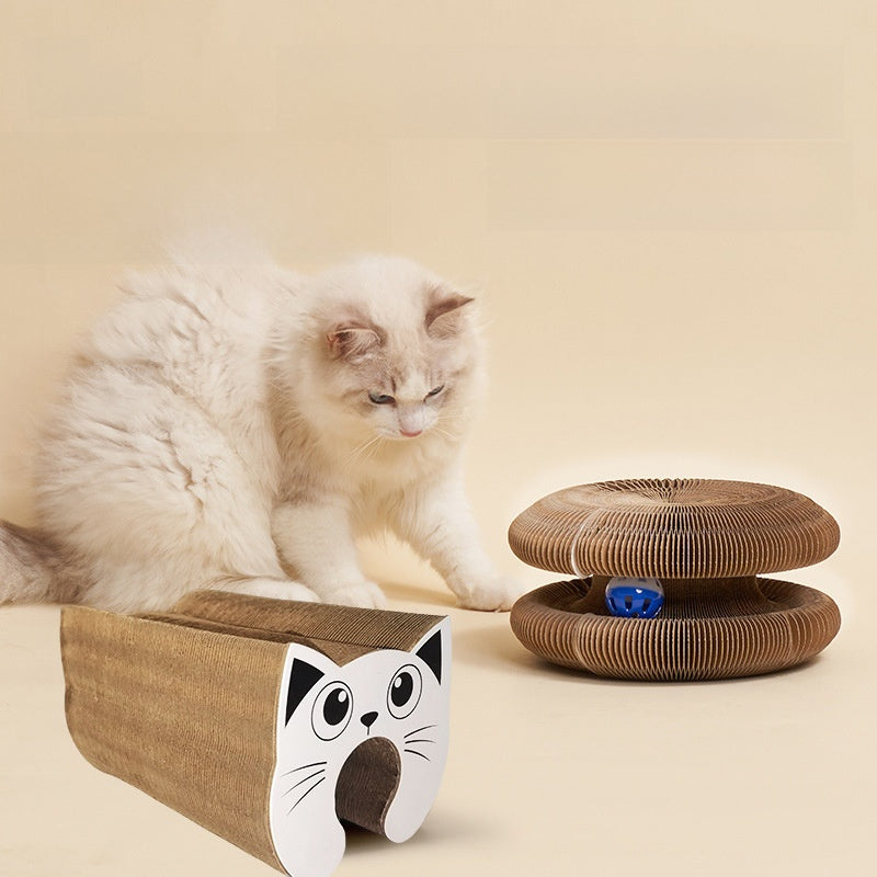 Cat Head Organ Thickened Corrugated Paper Cat Scratching Board