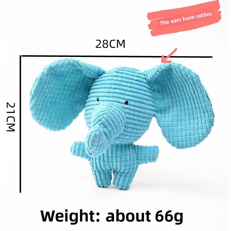 Corn Fleece Plush Pet Toy ? Squeaky Chew for Dogs & Cats