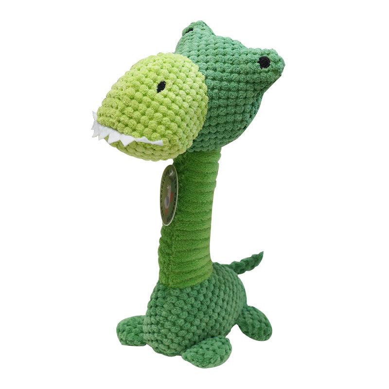 Dog plush sound dinosaur toy