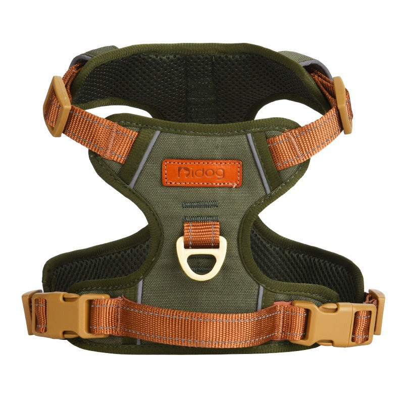 Pet chest and back harness
