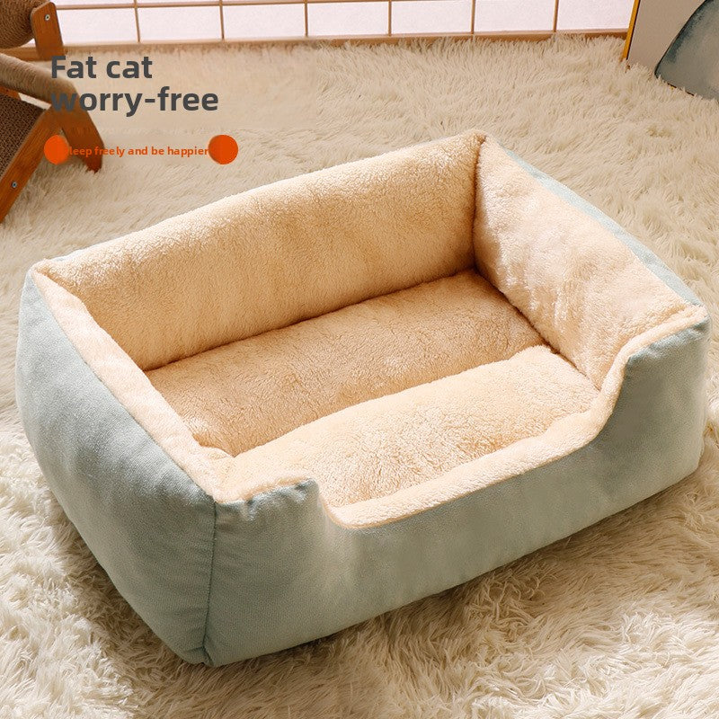Flannel Pet Bed for Dogs and Cats