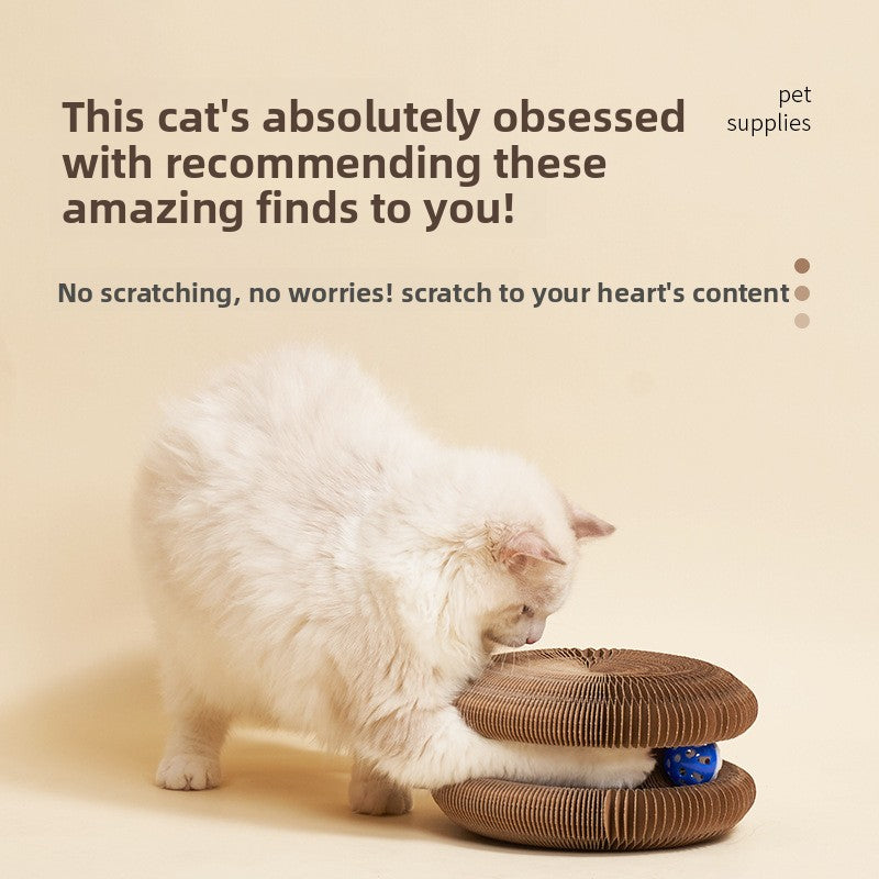 Cat Head Organ Thickened Corrugated Paper Cat Scratching Board