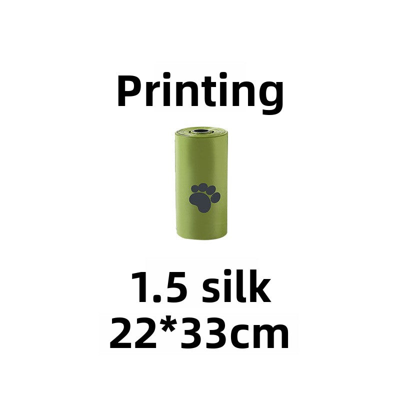 Biodegradable pet waste collection bag