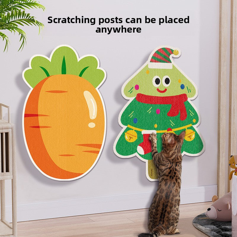 Adhesive Wall-Mounted Cat Scratching Pad