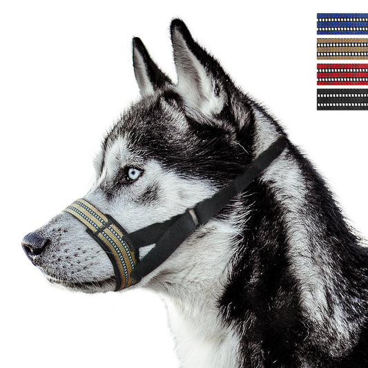Adjustable Tactical Dog Mouth Sleeve Anti-Bite Pet Mask