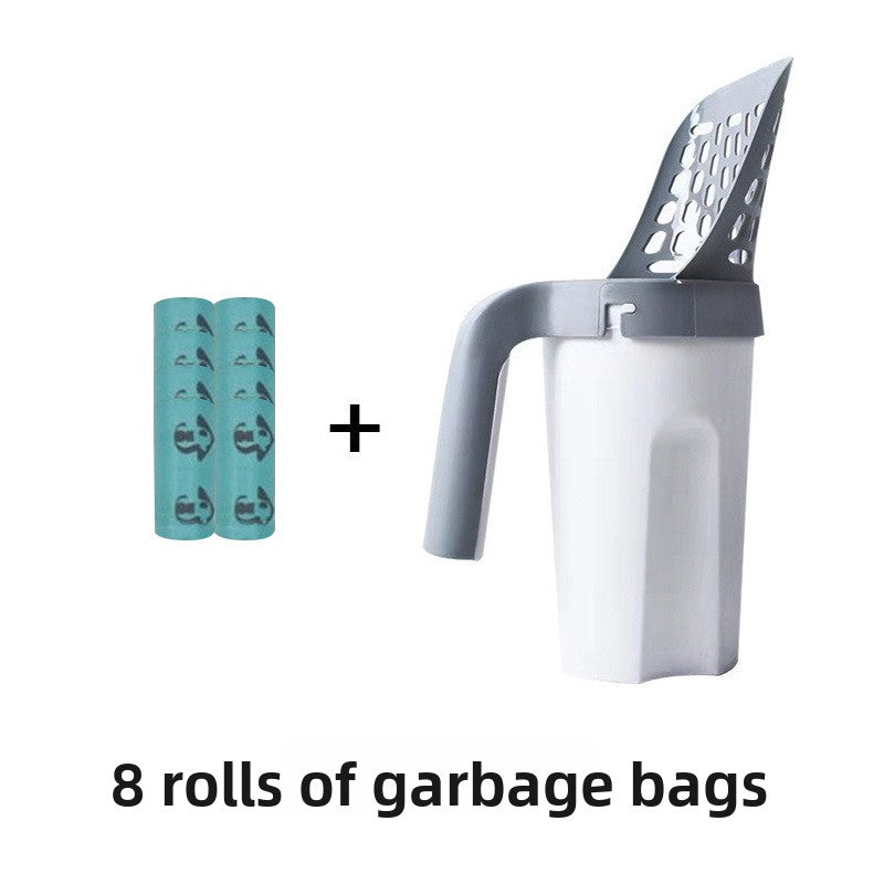 Integrated Lazy Cat Litter Shovel suit