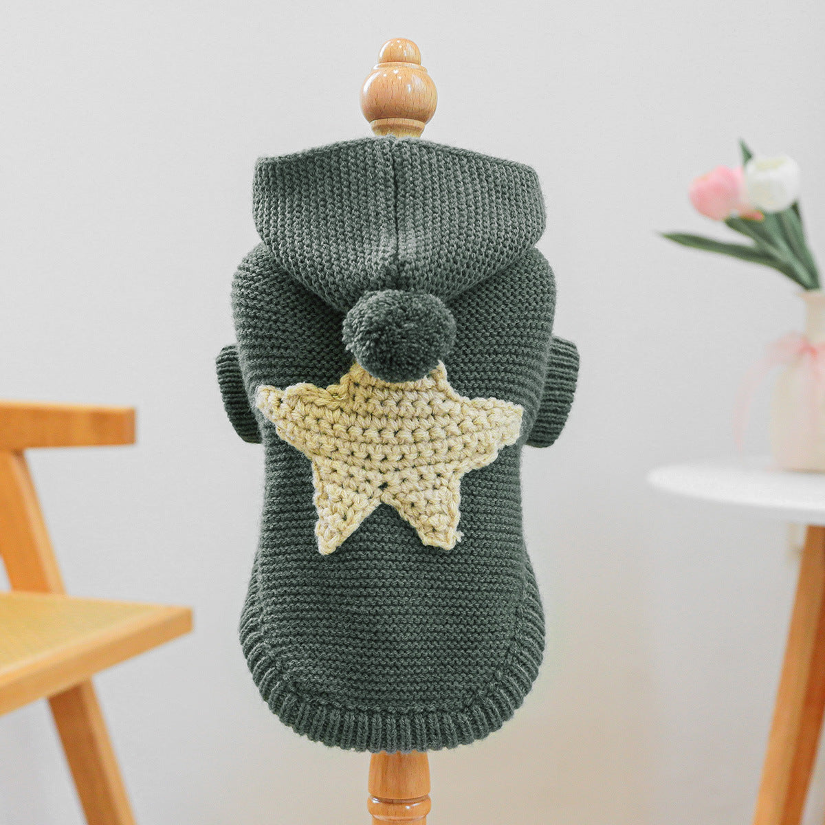 Pet Sweater for Dogs and Cats, Winter Wool Knitwear