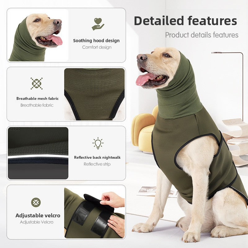 Dog emotional comfort clothing