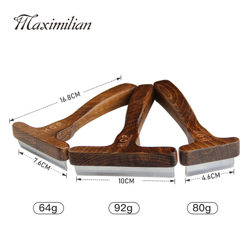 Wooden Pet Grooming Comb