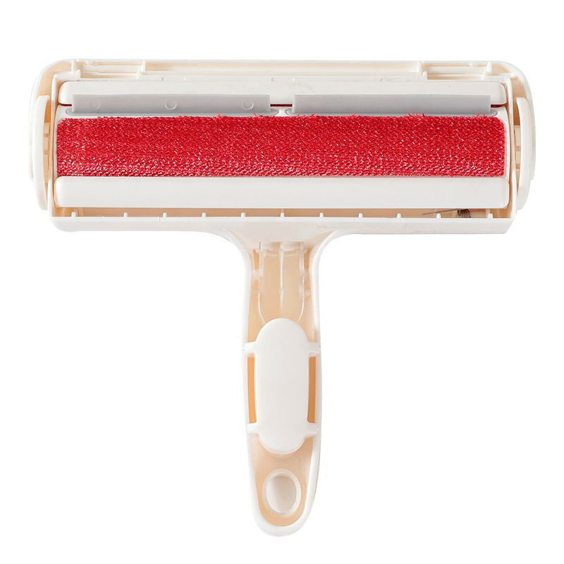 Pet grooming brush for removing hair