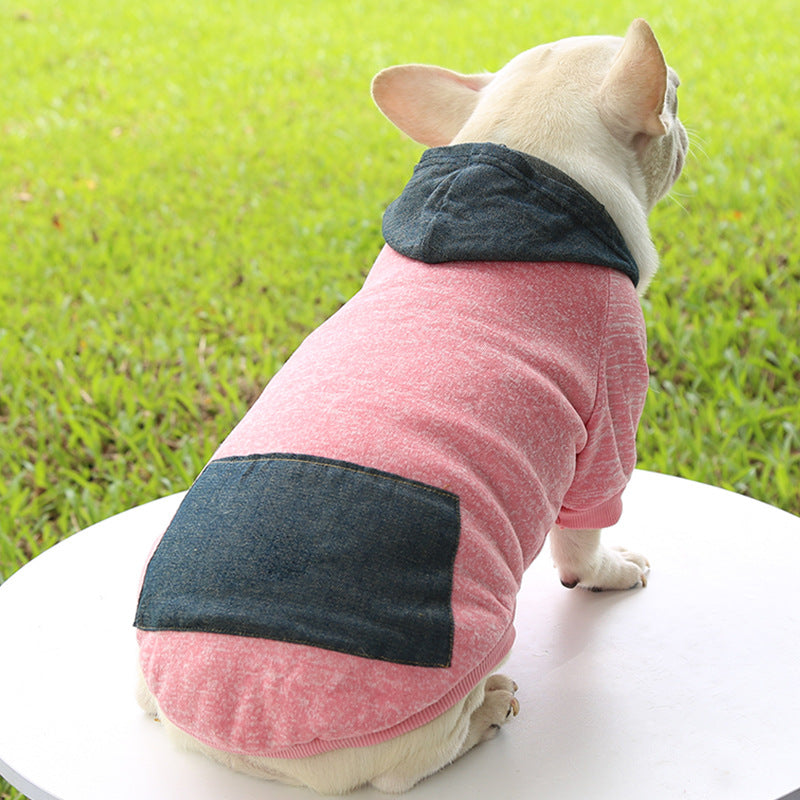 Pet Hooded Sweatshirt with Pockets