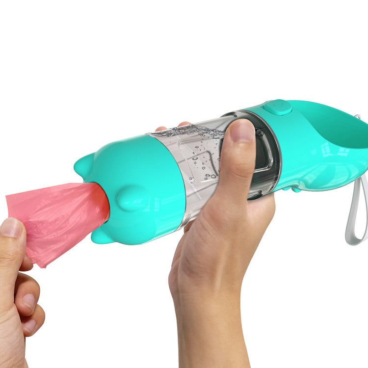 Portable pet water cup for going out.