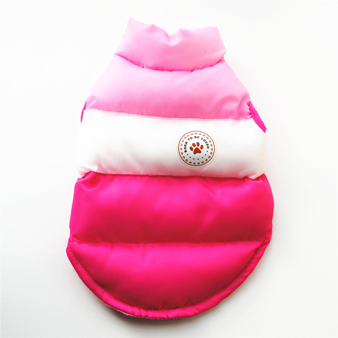 Dog multi-color cotton coat