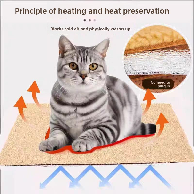 Winter self-heating and heat-retaining dog house