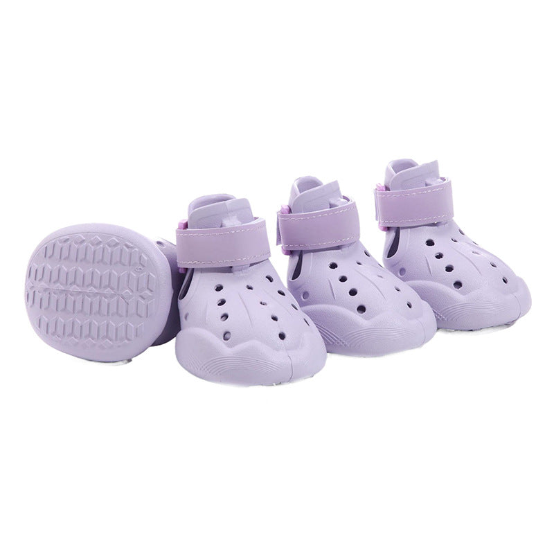 Breathable Lightweight EVA Pet Clogs with Anti-Slip Sole