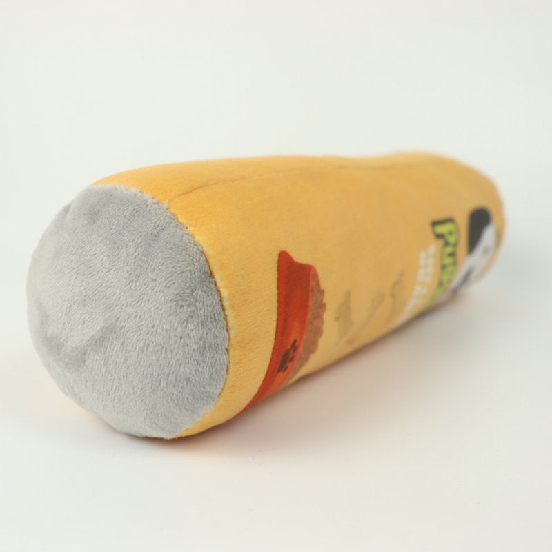 Pet Potato Chips Barrel-shaped Sound Toy Bite-resistant BB Dog Plush Toy