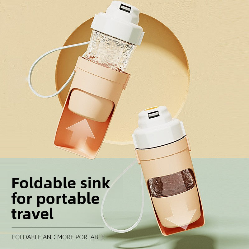 Portable Folding Pet Feeding Cup