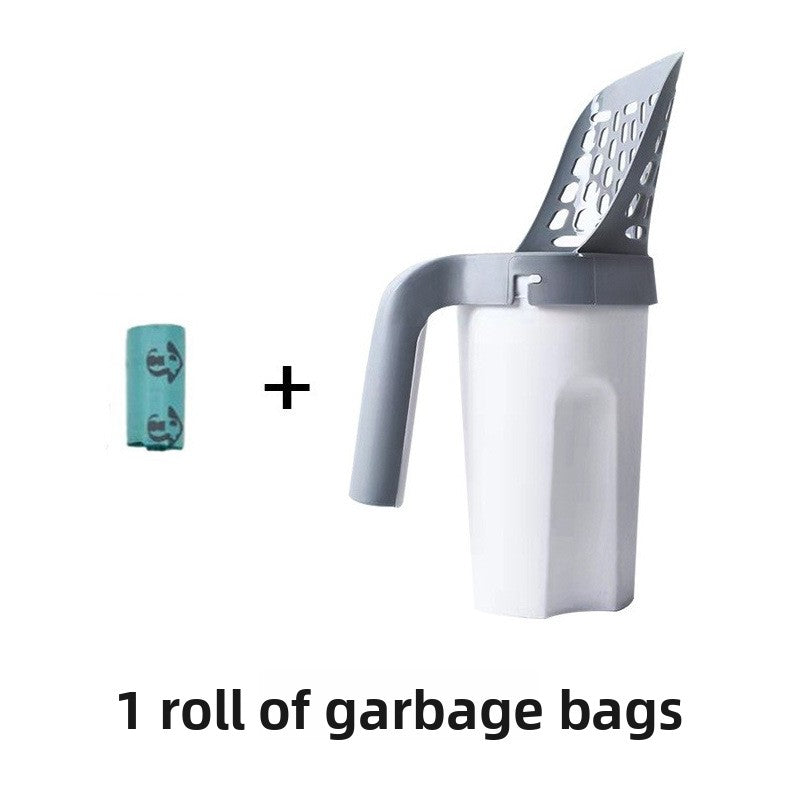 Integrated Lazy Cat Litter Shovel suit