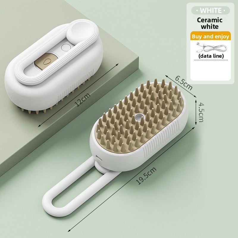 USB Rechargeable Pet Grooming Spray Massage Comb