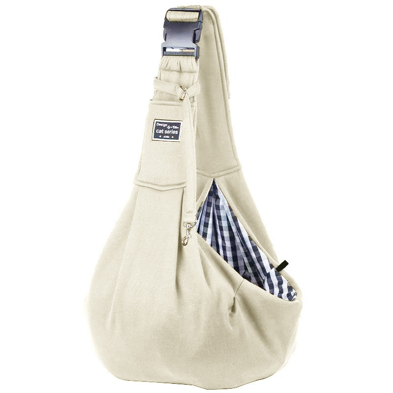 Single shoulder out portable pet bag