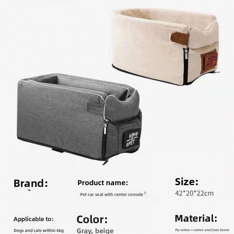 Car-mounted small dog kennel