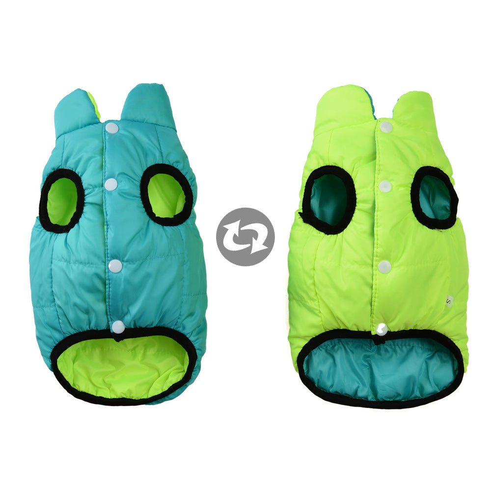 Dog winter coat for warmth and cold protection