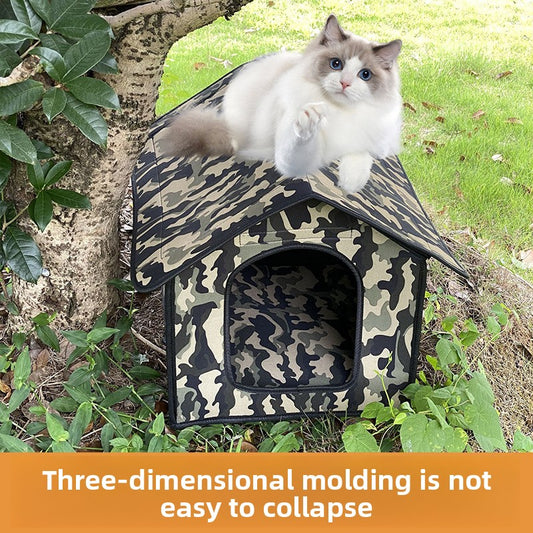 Outdoor waterproof cat house