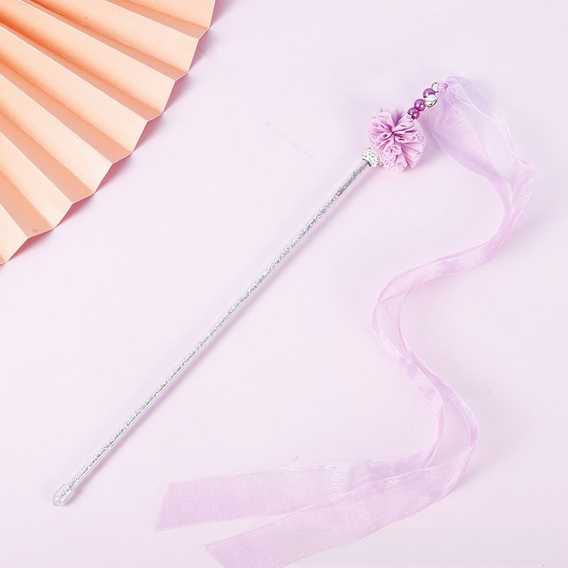 Durable Interactive Cat Teaser Stick with Feathers