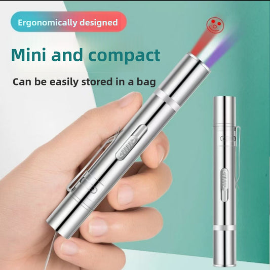 USB Rechargeable Cat Laser Pointer with Patterns