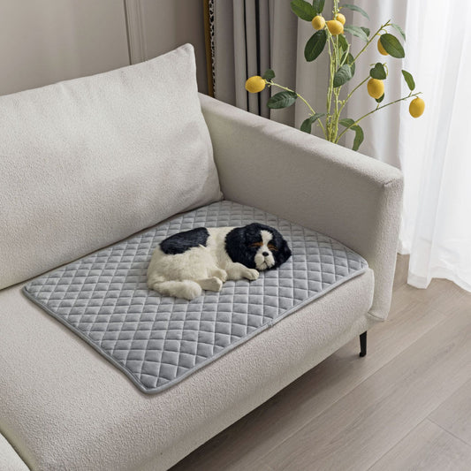 Anti-slip plush pet bed