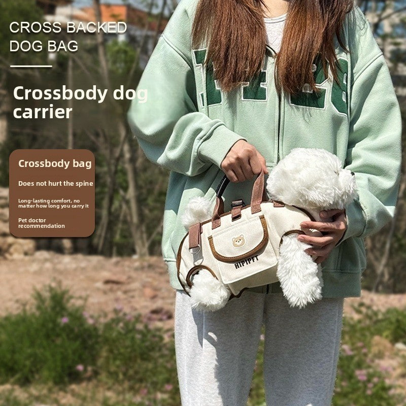 Pet traction backpack