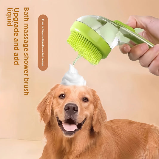 Pet massage and bathing brush