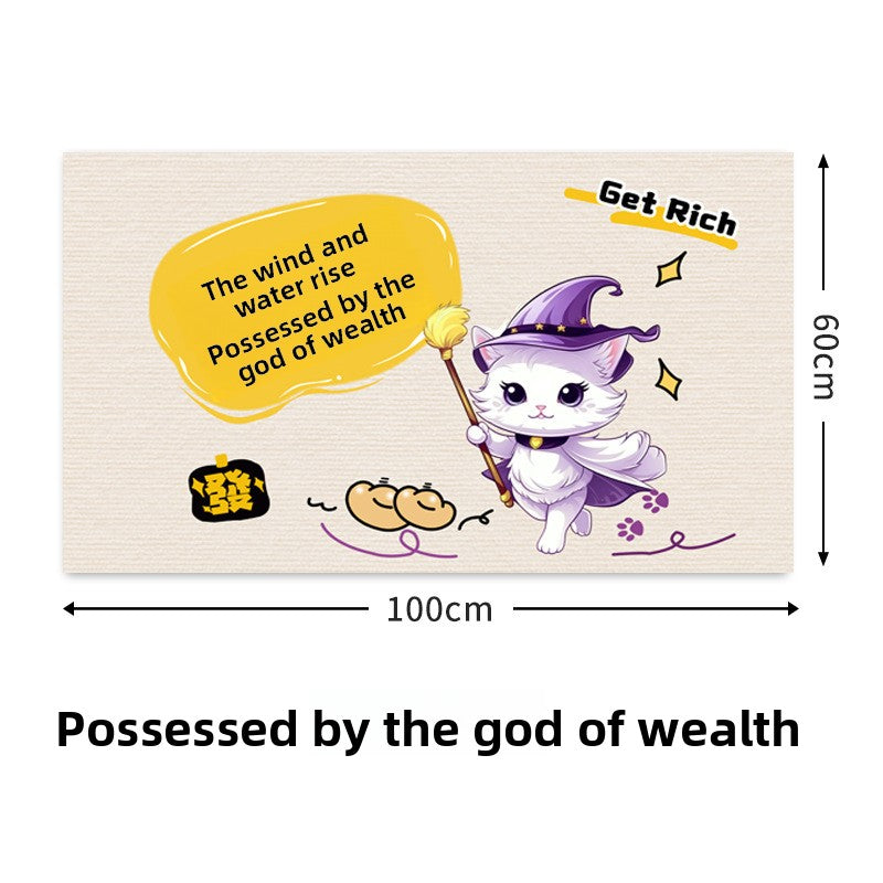 Adhesive Wall-Mounted Cat Scratching Pad